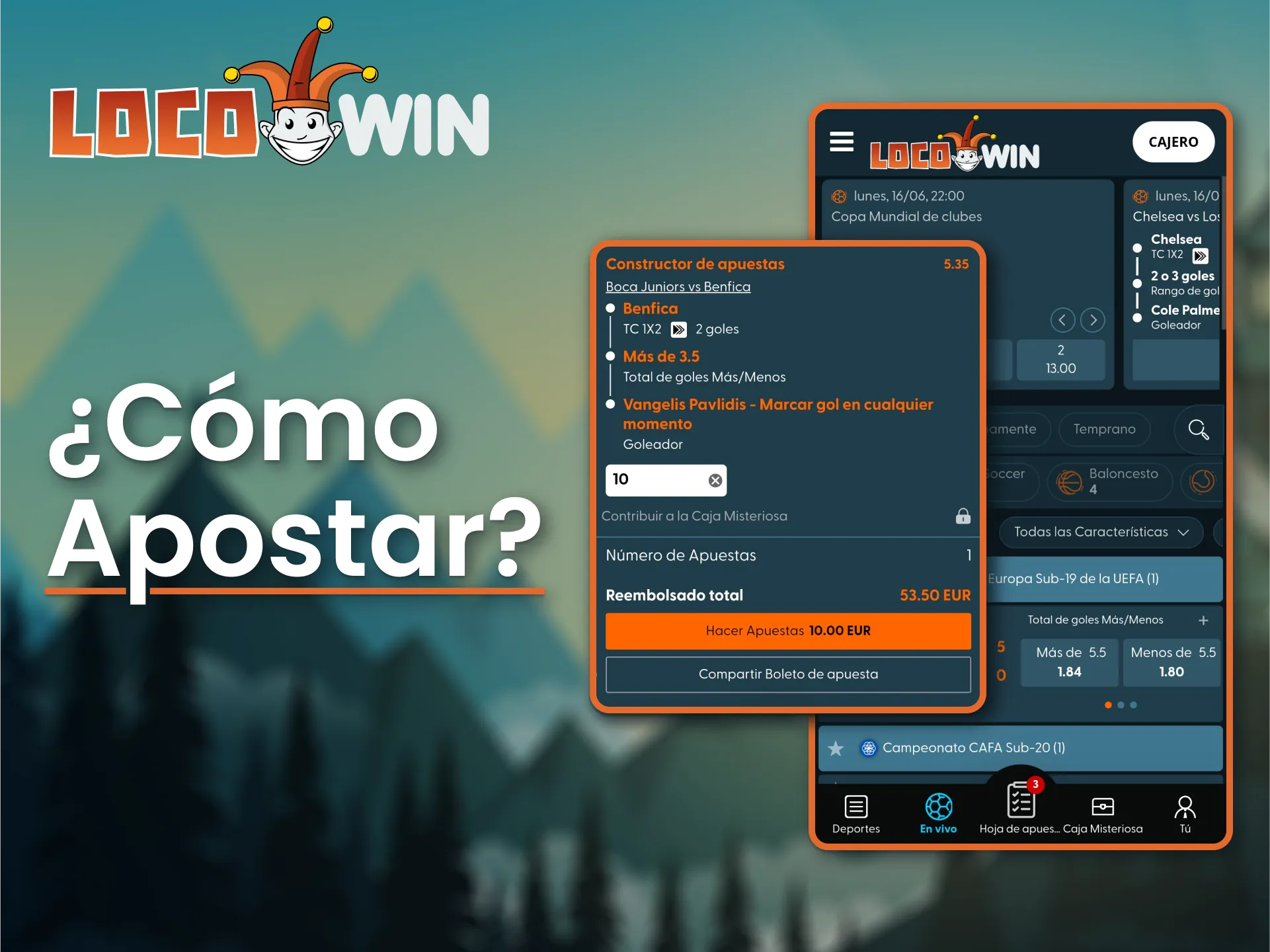 Mit der LocoWin-App können Sie jederzeit und überall wetten.