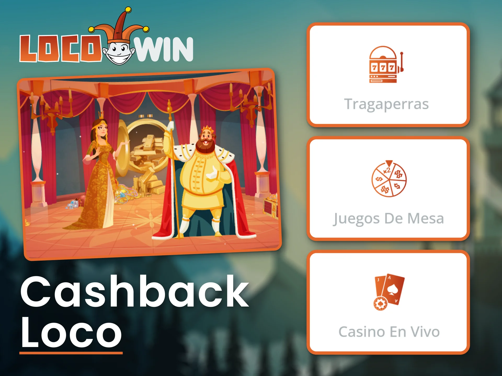 Profitieren Sie vom LocoWin-Cashback-Bonus.