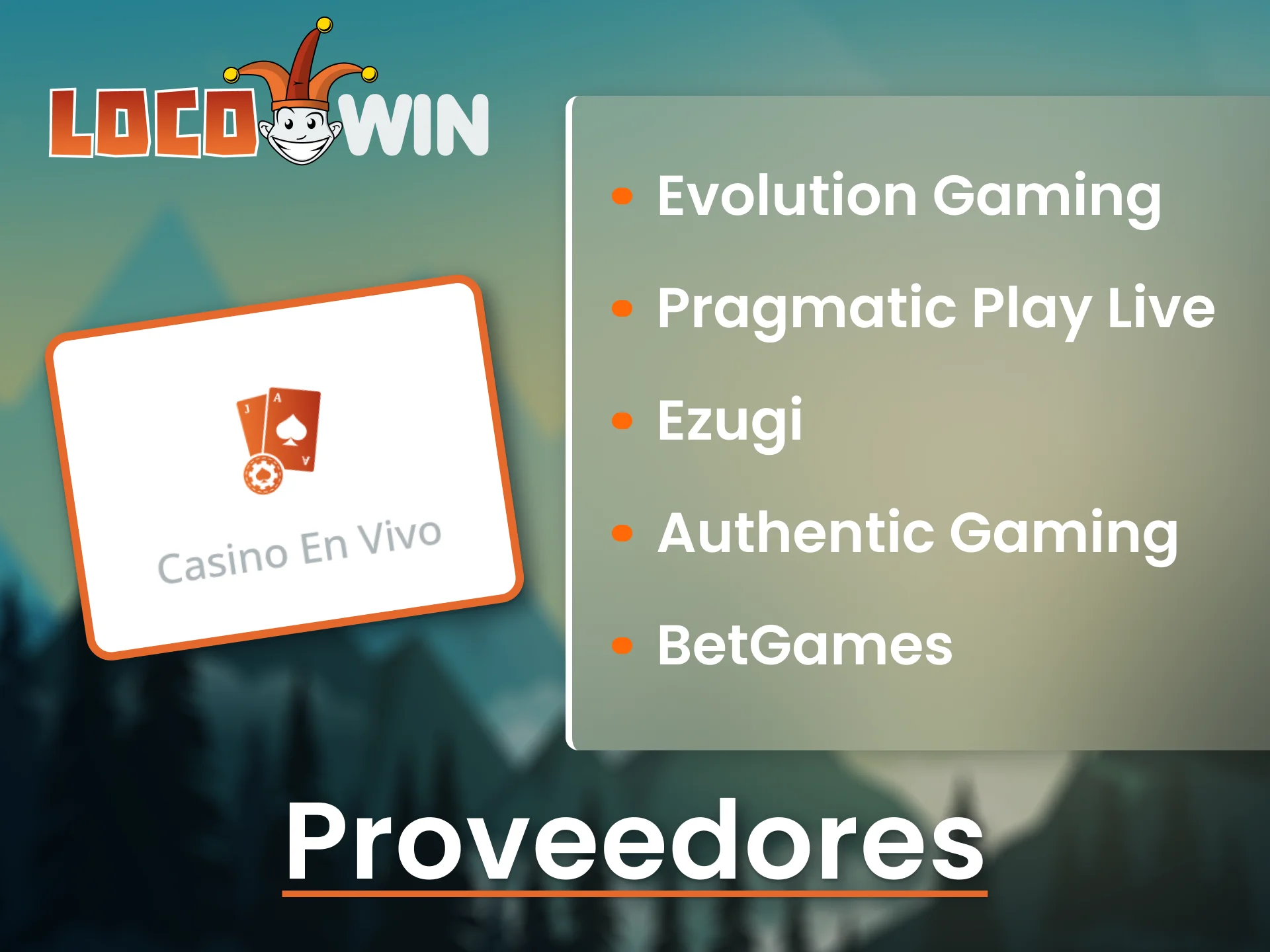Die Live-Casino-Spiele bei LocoWin werden von den besten Casino-Softwareentwicklern bereitgestellt.