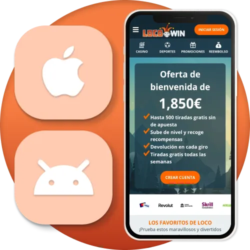 Spiele überall mit der optimierten mobilen Plattform von LocoWin.