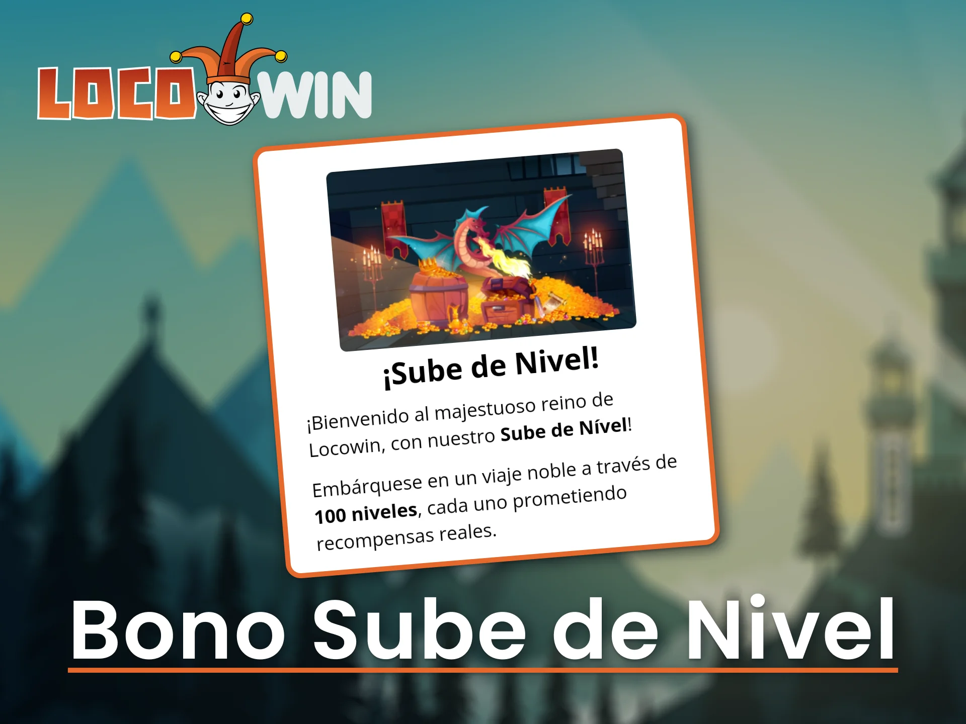 Der LocoWin-Bonus lädt dich ein, 100 Level zu erklimmen.