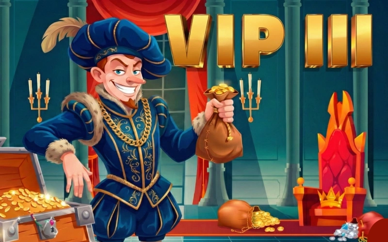 Erreiche VIP-Level 3, um exklusive Boni in LocoWin freizuschalten.